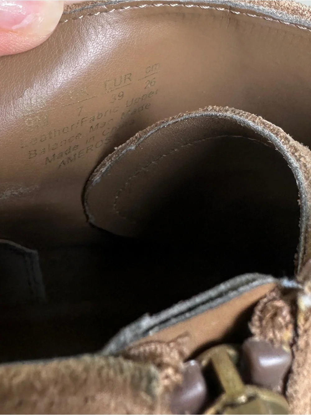 Franco Sarto Amerosa Buckle Wedge Bootie Tan Suede Size 9